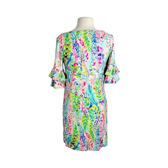 Lilly Pulitzer Catch the Wave Lula Ruffle Sheath Dress - Picture 6 of 12
